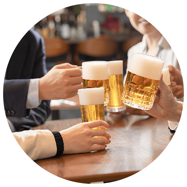 飲みながら話しを聞いてほしい